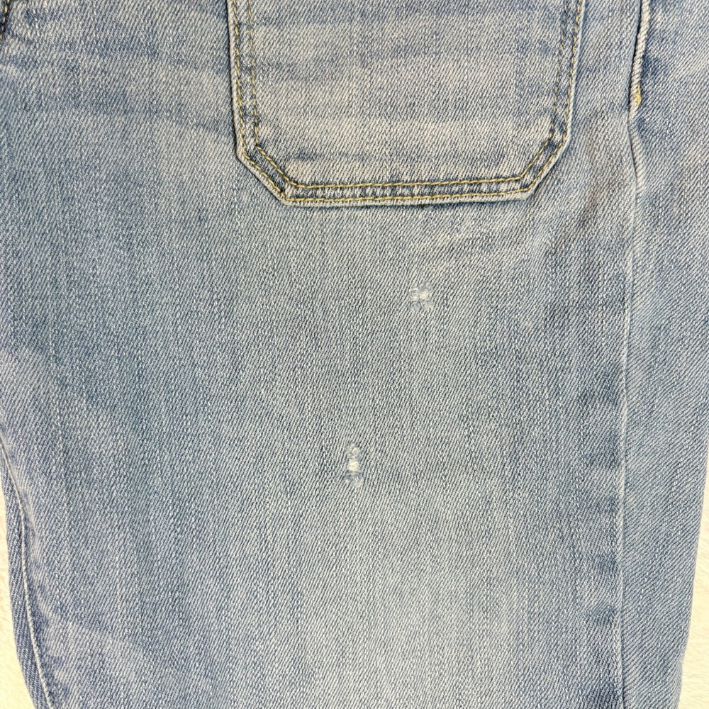 American Eagle Flare Jeans Women 8 Light Blue Excellent Low Rise Button Fly Y2K - Picture 7 of 14